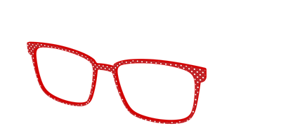 The Ruby Pin Dot - Angle Top Thumbnail - Pair Eyewear