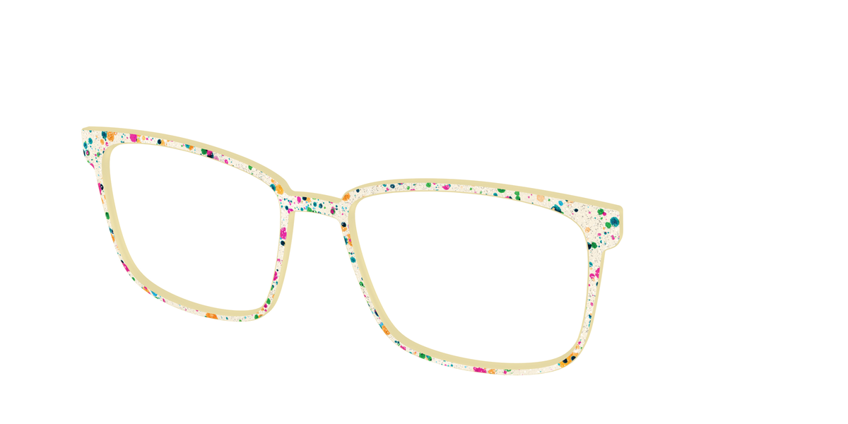 The Shimmer Speckled Egg - Angle Top Image - Pair Eyewear
