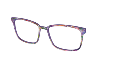 The Silver Foil Starry Sky - Angle Top Thumbnail - Pair Eyewear
