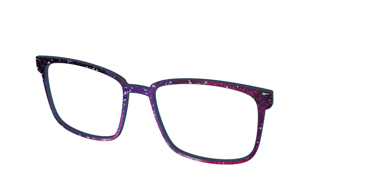 The Twilight Sky with Holographic Glitter - Angle Top Image - Pair Eyewear
