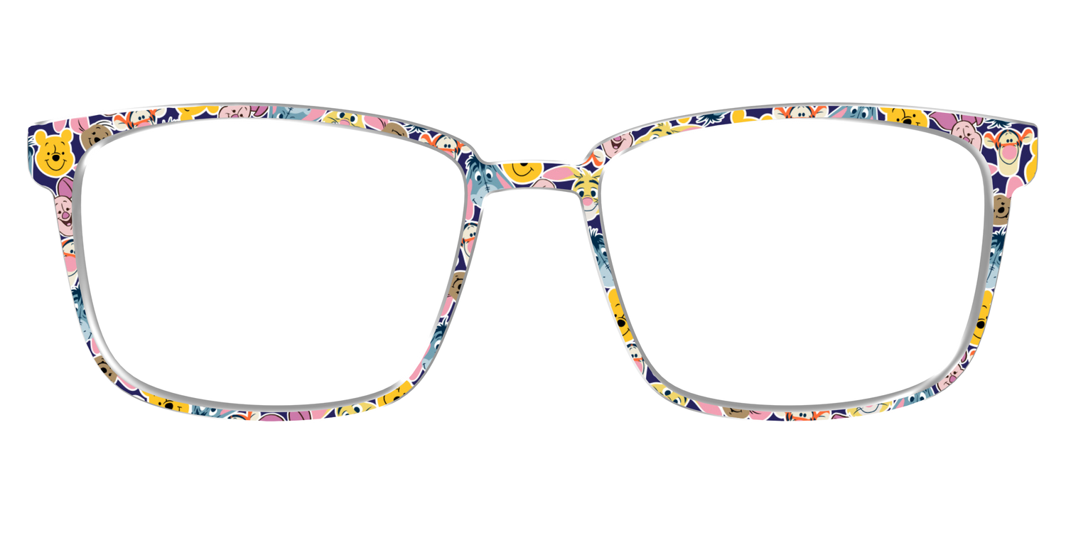 Winnie the Pooh & Friends Stickers - Front Top Image - Pair Eyewear