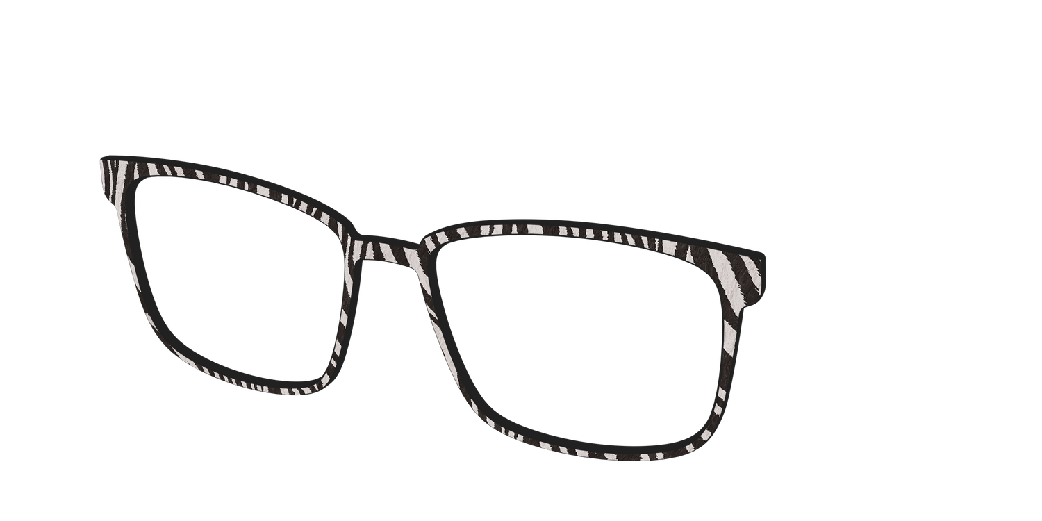 The Zebra Stripes - Angle Top Image - Pair Eyewear