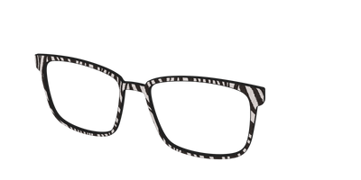 The Zebra Stripes - Angle Top Thumbnail - Pair Eyewear