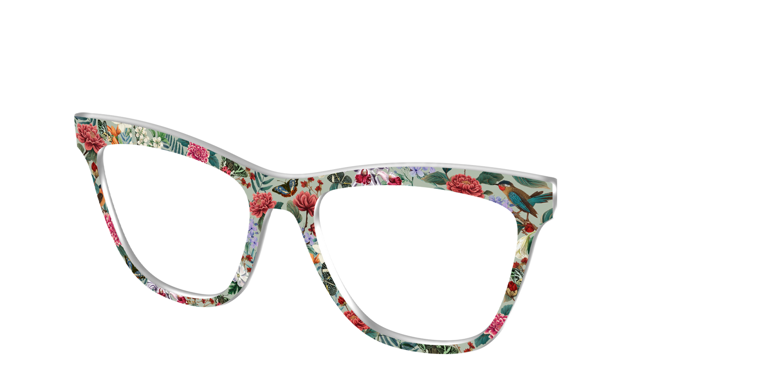 The Antique Floral - Angle Top Image - Pair Eyewear