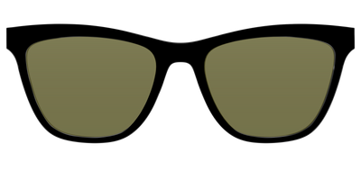 The Black with Green Racquet Sport Lens - Front Top Thumbnail - Pair Eyewear