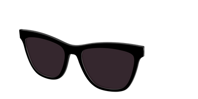 The Black with Urban Explorer Lens - Angle Top Thumbnail - Pair Eyewear