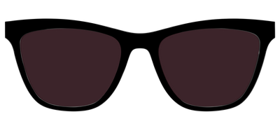 The Black with Water Lens - Front Top Thumbnail - Pair Eyewear
