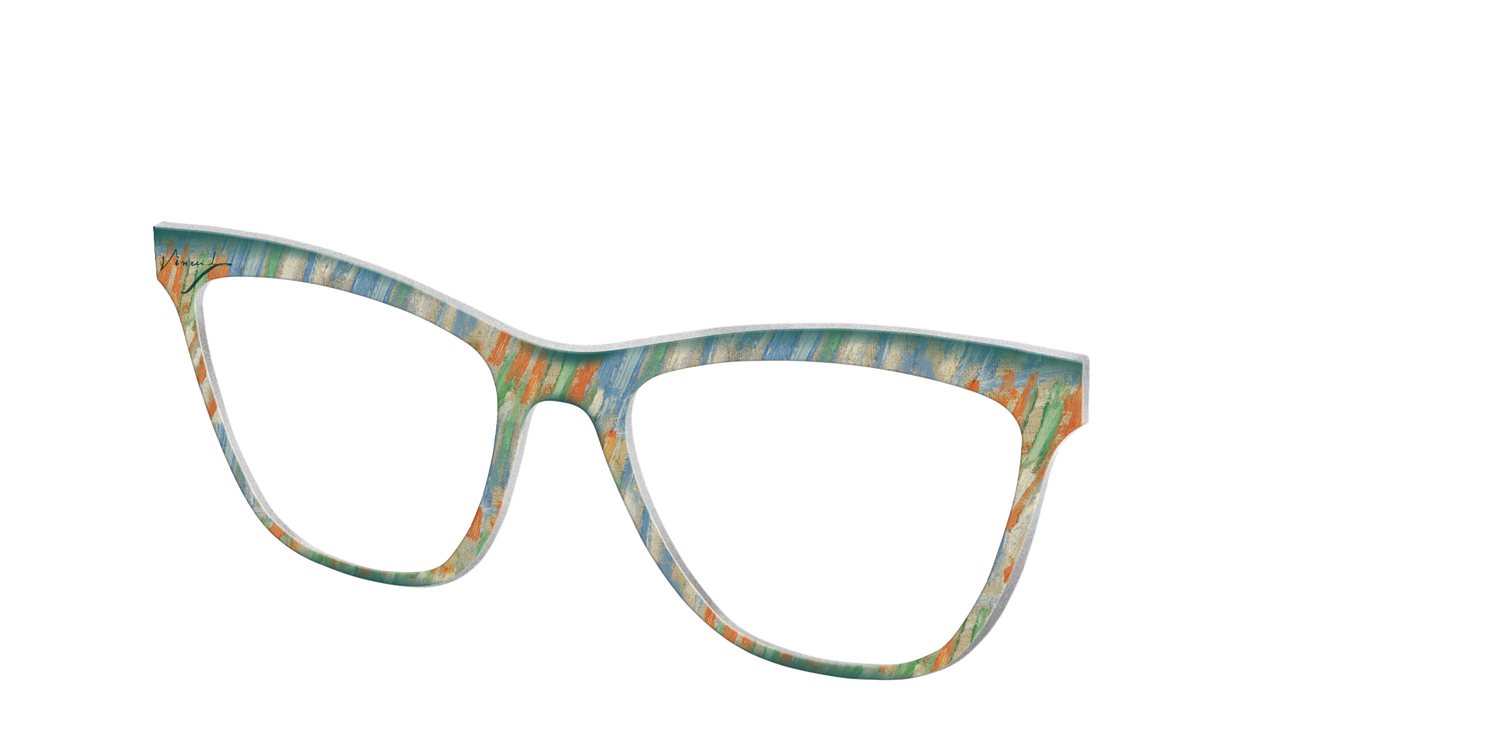 The Brush Strokes - Angle Top Image - Pair Eyewear