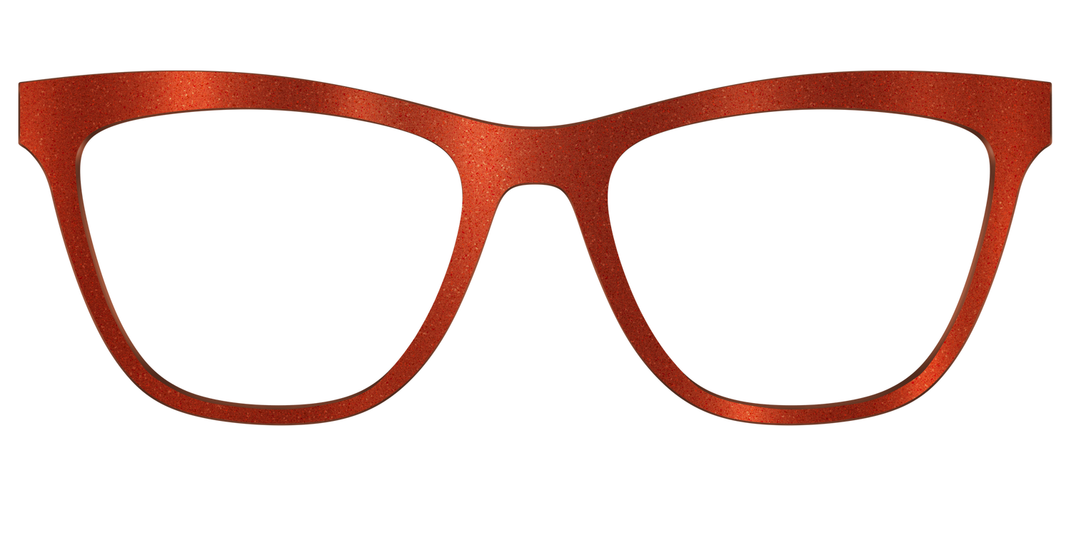 The Burnt Orange Shimmer - Front Top Image - Pair Eyewear