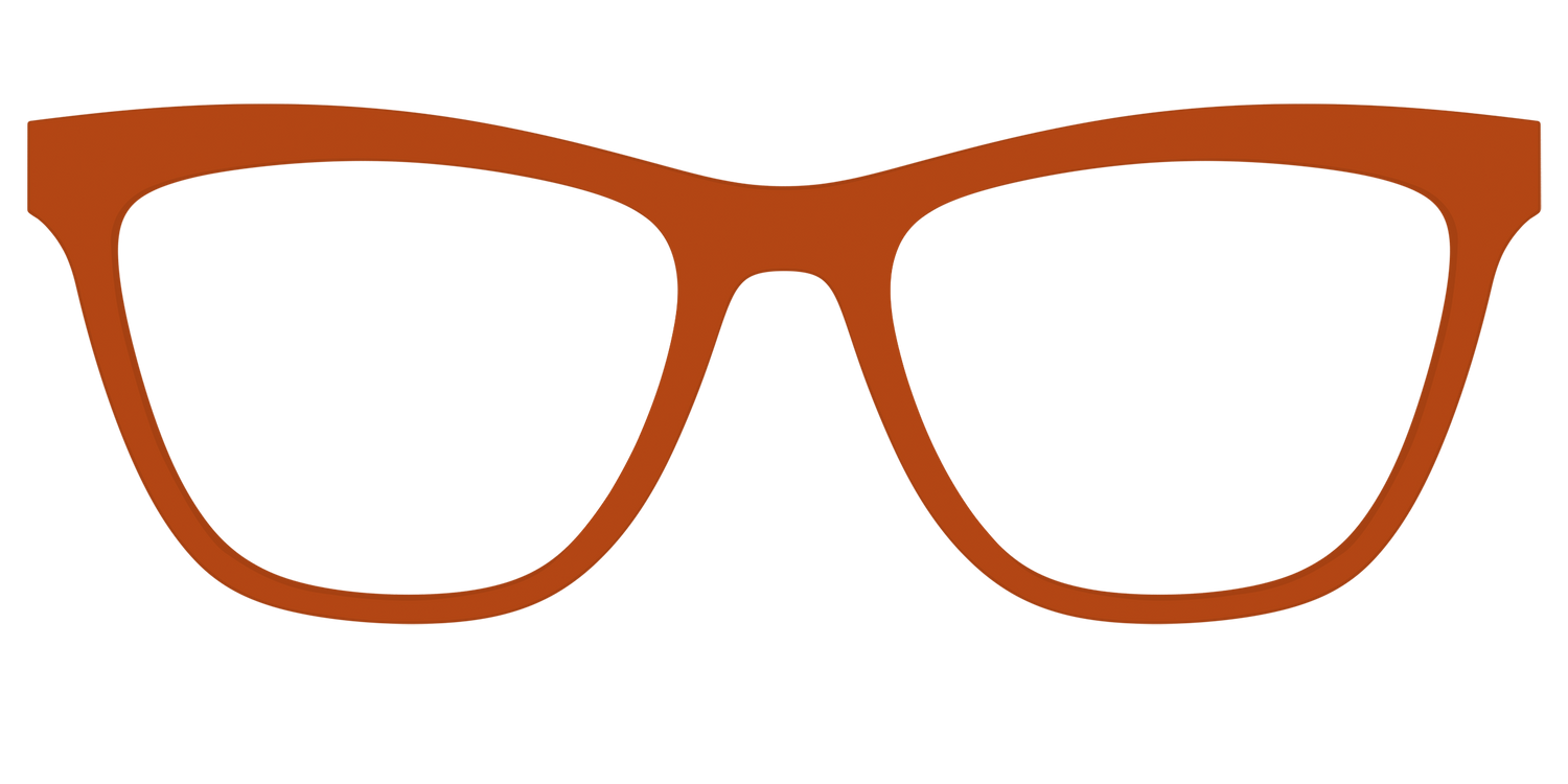 The Burnt Orange - Front Top Image - Pair Eyewear