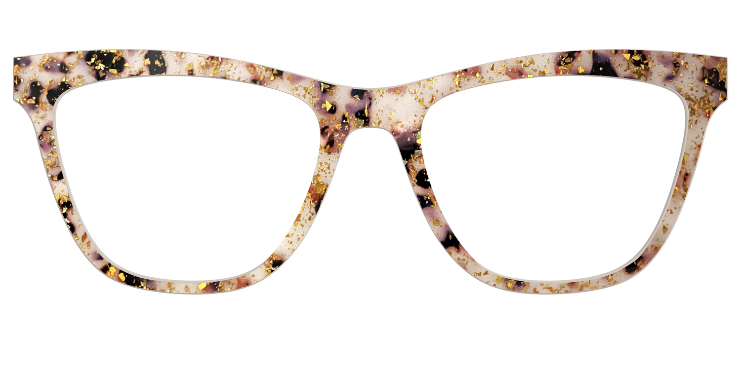 The Buttercream Tortoise with Gold Flakes - Front Top Image - Pair Eyewear