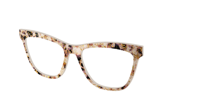 The Buttercream Tortoise with Gold Flakes - Angle Top Thumbnail - Pair Eyewear