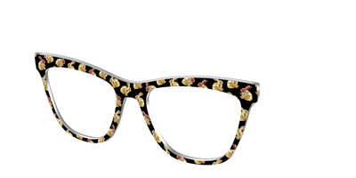 The Chocolate Chrome Rabbits - Angle Top Thumbnail - Pair Eyewear