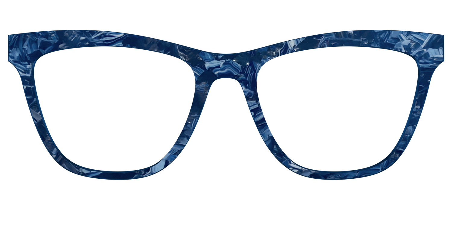 The Deep Slate Pearl Marble - Front Top Image - Pair Eyewear
