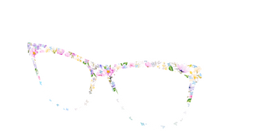 The Delicate Flower Crown with Butterfly Glitter - Angle Top Thumbnail - Pair Eyewear