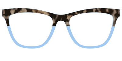 The Denim Tortoise Crystal Split - Front Top Thumbnail - Pair Eyewear