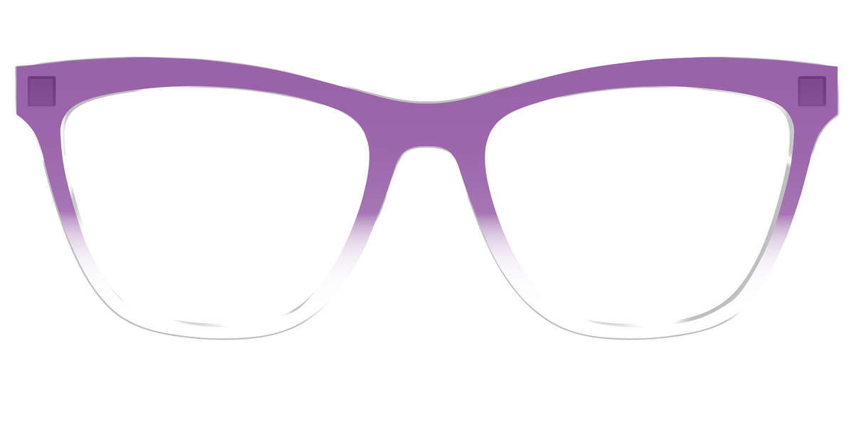 The Grape Gradient Crystal - Front Top Image - Pair Eyewear