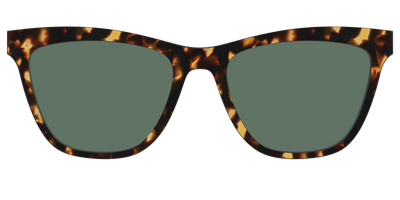 The Non-Polarized Green Tortoise Sun Top - Front Top Thumbnail - Pair Eyewear