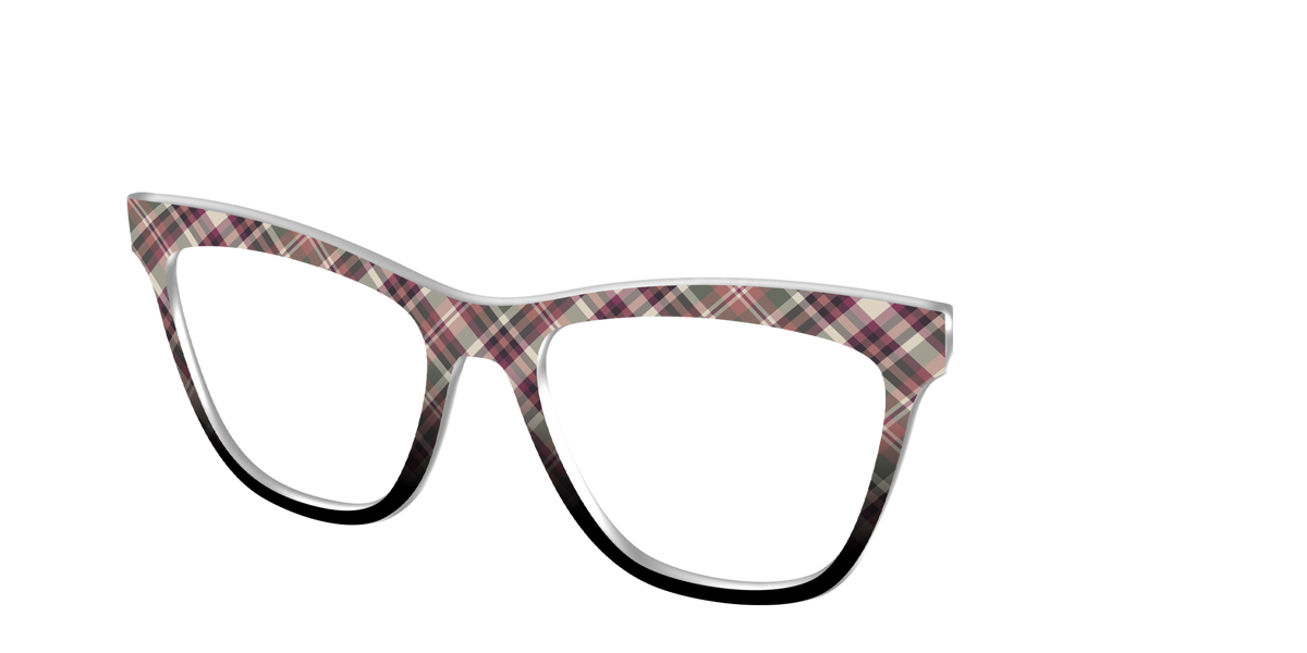 The Homespun Plaid - Angle Top Image - Pair Eyewear