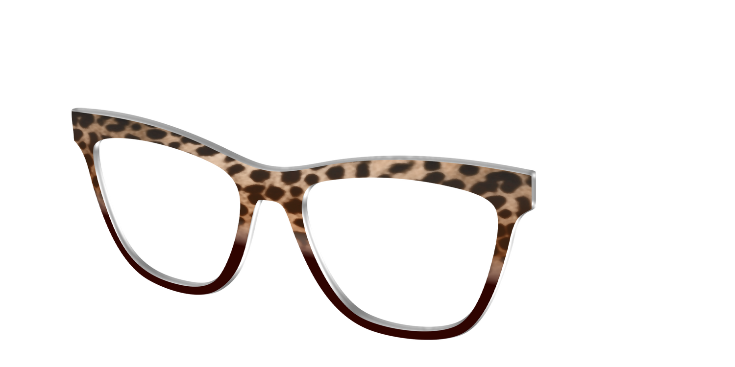The Jungle Cat Tortoise - Angle Top Image - Pair Eyewear
