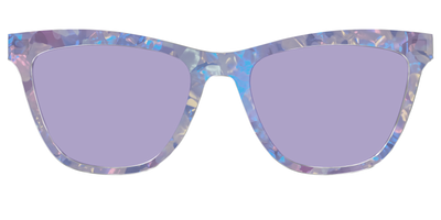 The Lavender Pearl Tort With Celestial Purple Lens - Front Top Thumbnail - Pair Eyewear