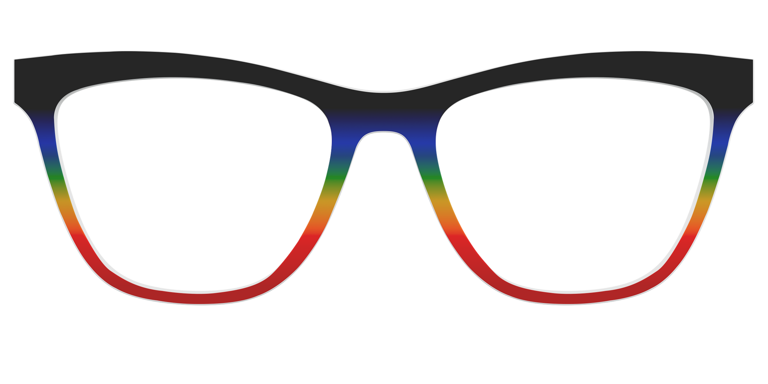The Love Wins Gradient - Front Top Image - Pair Eyewear