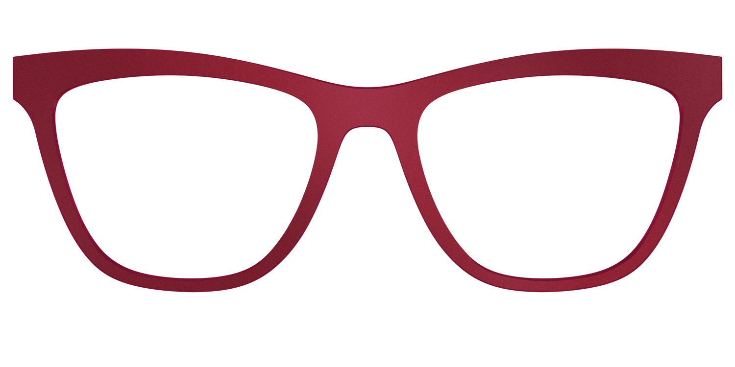 The Matte Burgundy - Front Top Image - Pair Eyewear