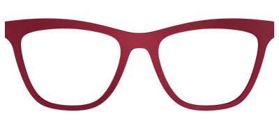 The Matte Burgundy - Front Top Thumbnail - Pair Eyewear