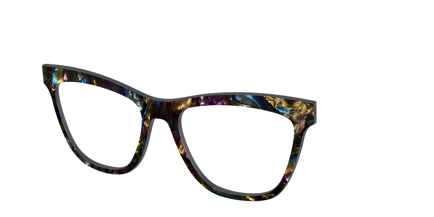 The Mercurius Bronze Pearl - Angle Top Image - Pair Eyewear