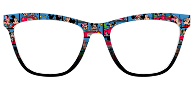 The Mickey & Minnie Comic Split - Front Top Thumbnail - Pair Eyewear
