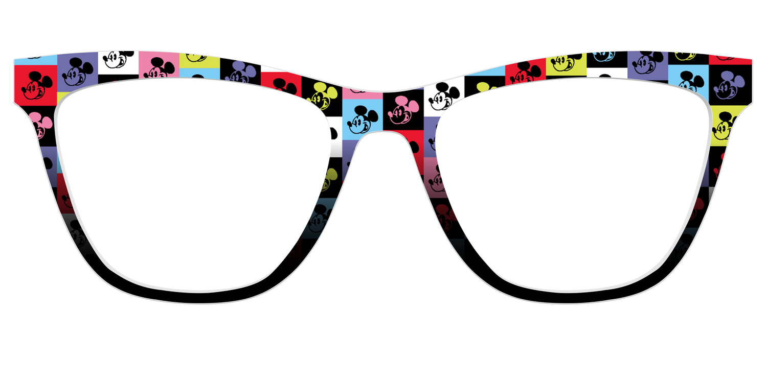 The Mickey Check - Front Top Image - Pair Eyewear