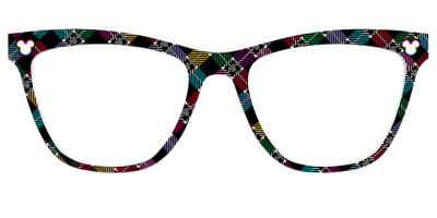 The Mickey Plaid - Front Top Thumbnail - Pair Eyewear