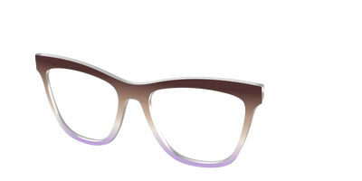 The Mocha to Light Lavender Gradient - Angle Top Thumbnail - Pair Eyewear