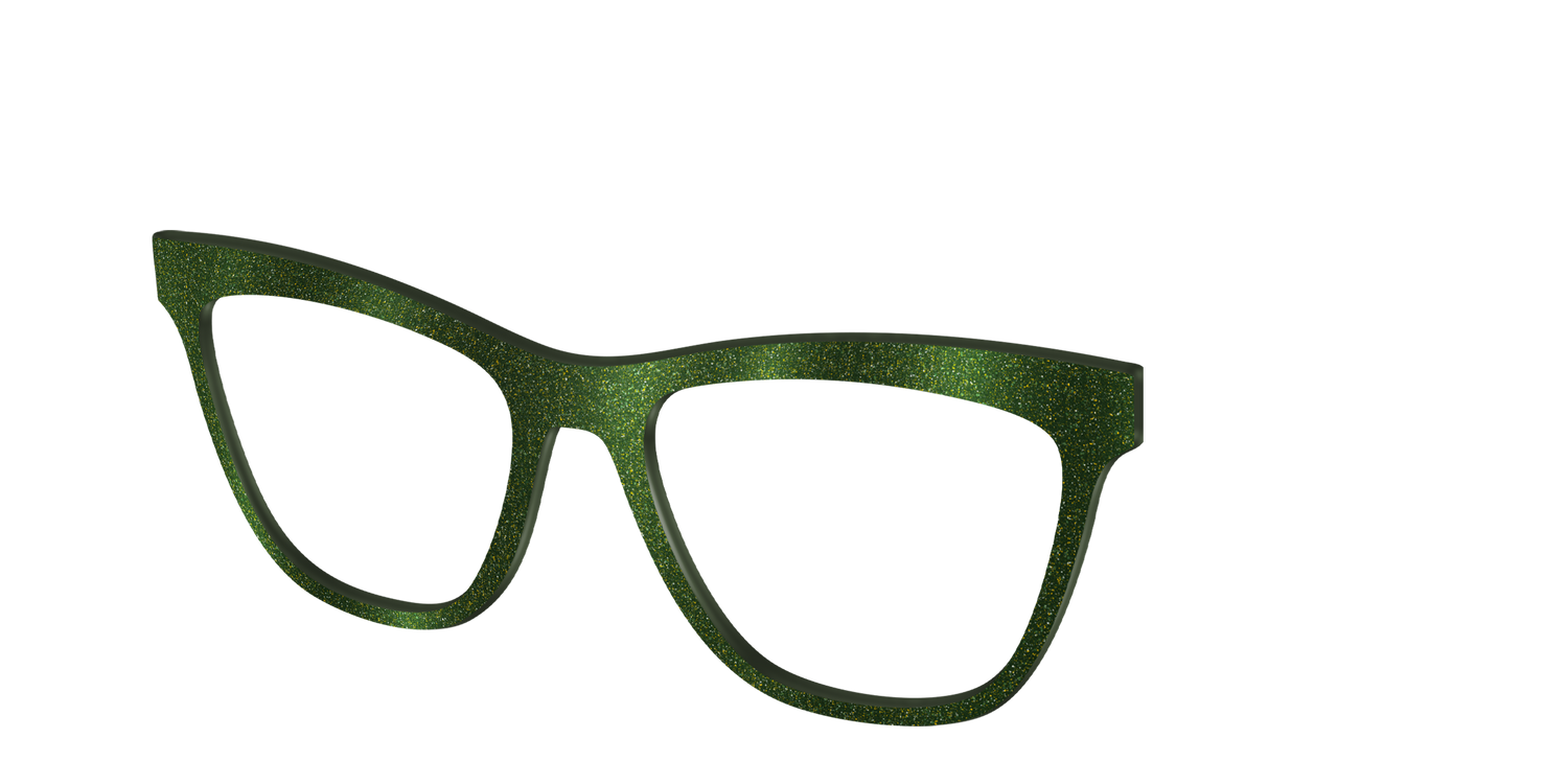 The Olive Shimmer - Angle Top Image - Pair Eyewear
