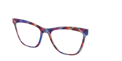 The Ombre Plaid - Angle Top Thumbnail - Pair Eyewear