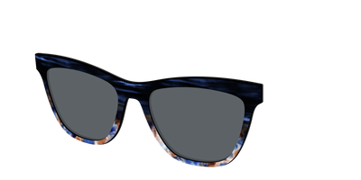 The Polarized Blue Horn Tortoise Sun Top - Angle Top Thumbnail - Pair Eyewear