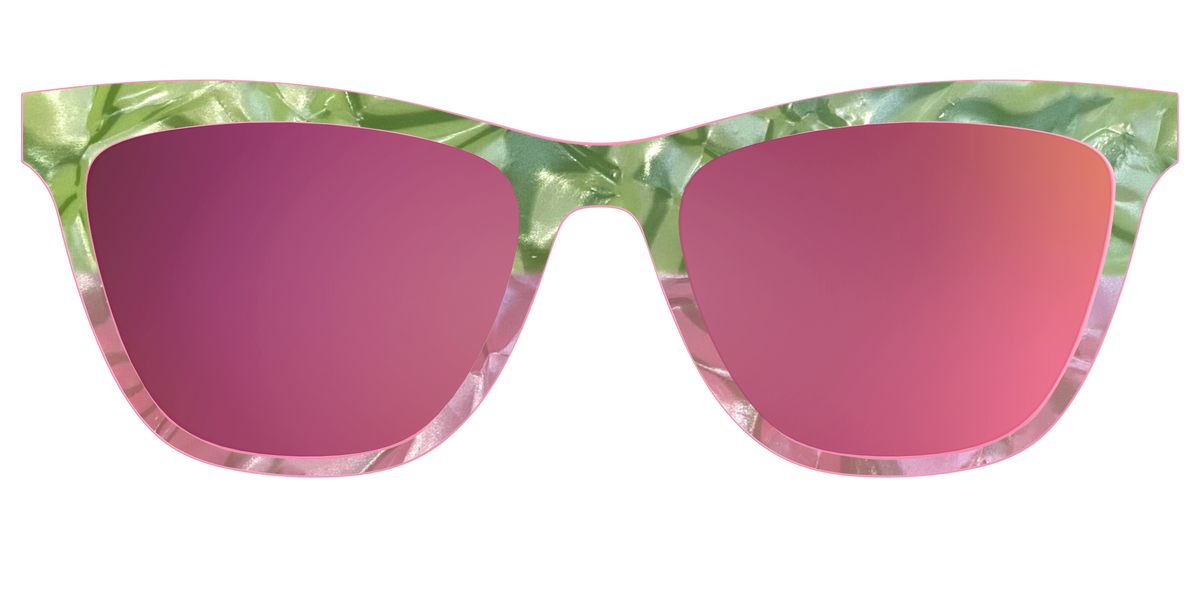 The Polarized Kiwi & Guava Pearl Sun Top - Front Top Image - Pair Eyewear