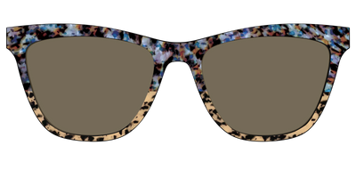 The Polarized Oasis Tortoise Split Sun Top - Front Top Thumbnail - Pair Eyewear