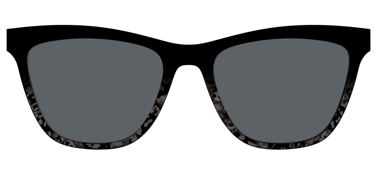 The Polarized Shaded Tortoise Sun Top - Front Top Image - Pair Eyewear
