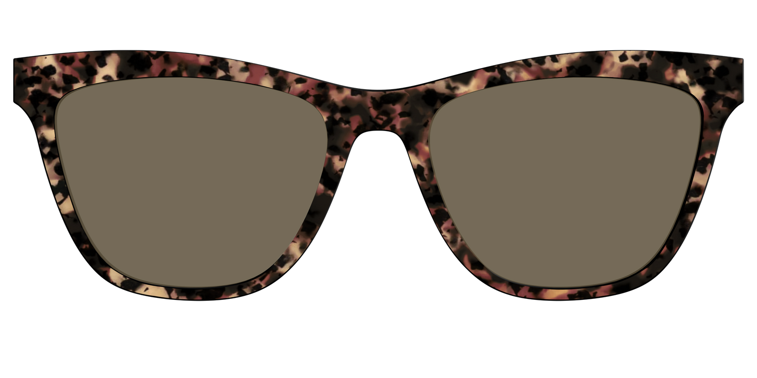 The Polarized Sienna Tortoise Sun Top - Front Top Image - Pair Eyewear