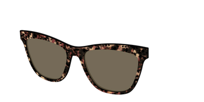 The Polarized Sienna Tortoise Sun Top - Angle Top Thumbnail - Pair Eyewear
