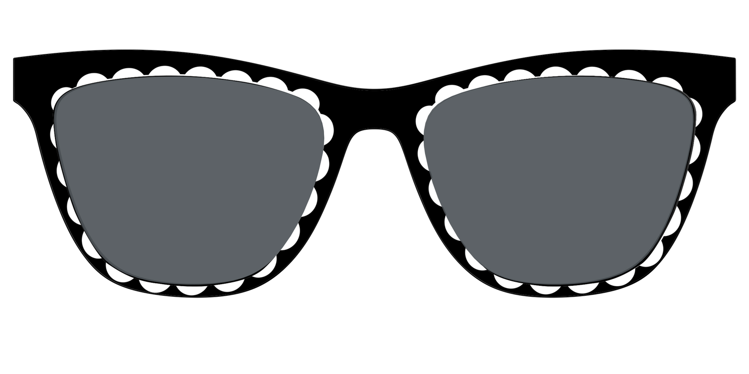 The Polarized Stylish Daisy Sun Top - Front Top Image - Pair Eyewear