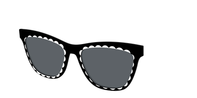 The Polarized Stylish Daisy Sun Top - Angle Top Thumbnail - Pair Eyewear