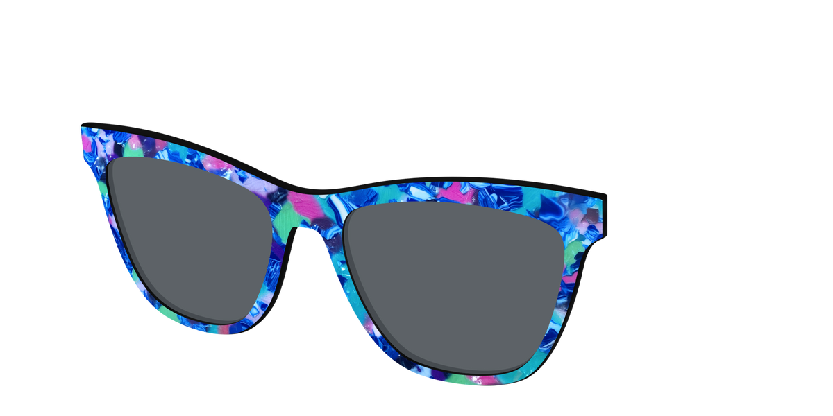 The Polarized Tropic Pearl Sun Top - Angle Top Image - Pair Eyewear