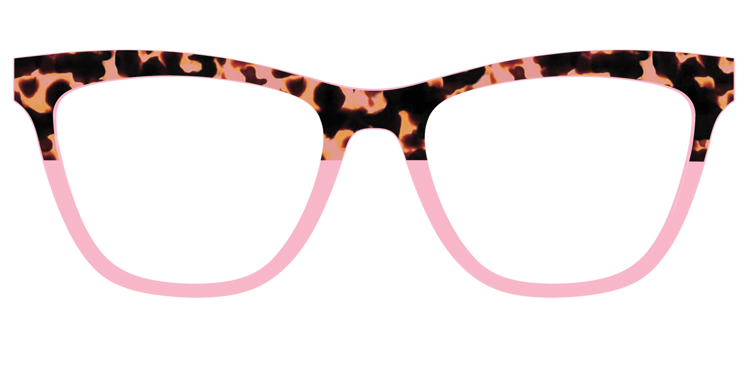 The Punch Tortoise Crystal Split - Front Top Image - Pair Eyewear