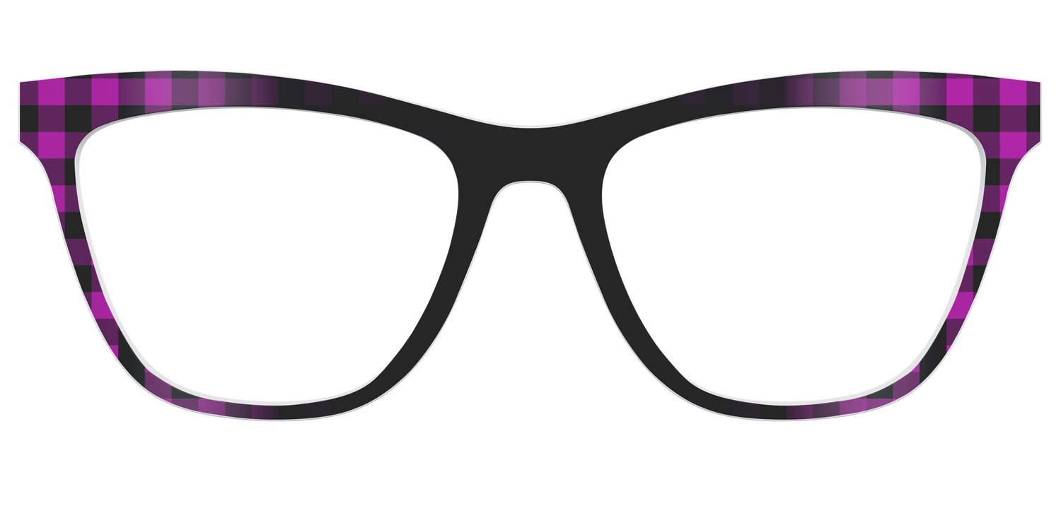 The Reimagined Plaid - Front Top Image - Pair Eyewear