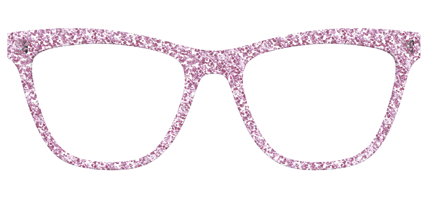 The Rose Gold Sparkle - Front Top Image - Pair Eyewear