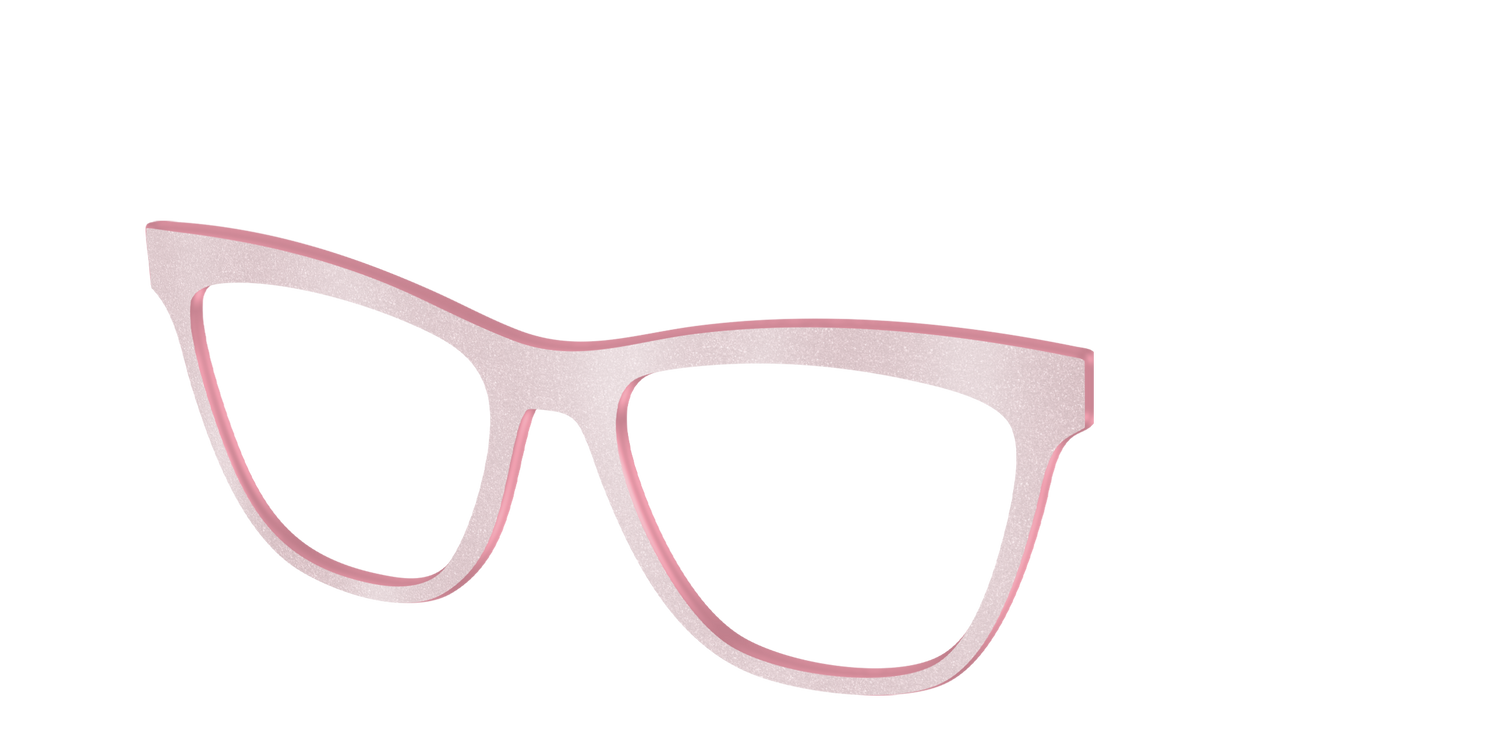 The Rose Shimmer - Angle Top Image - Pair Eyewear