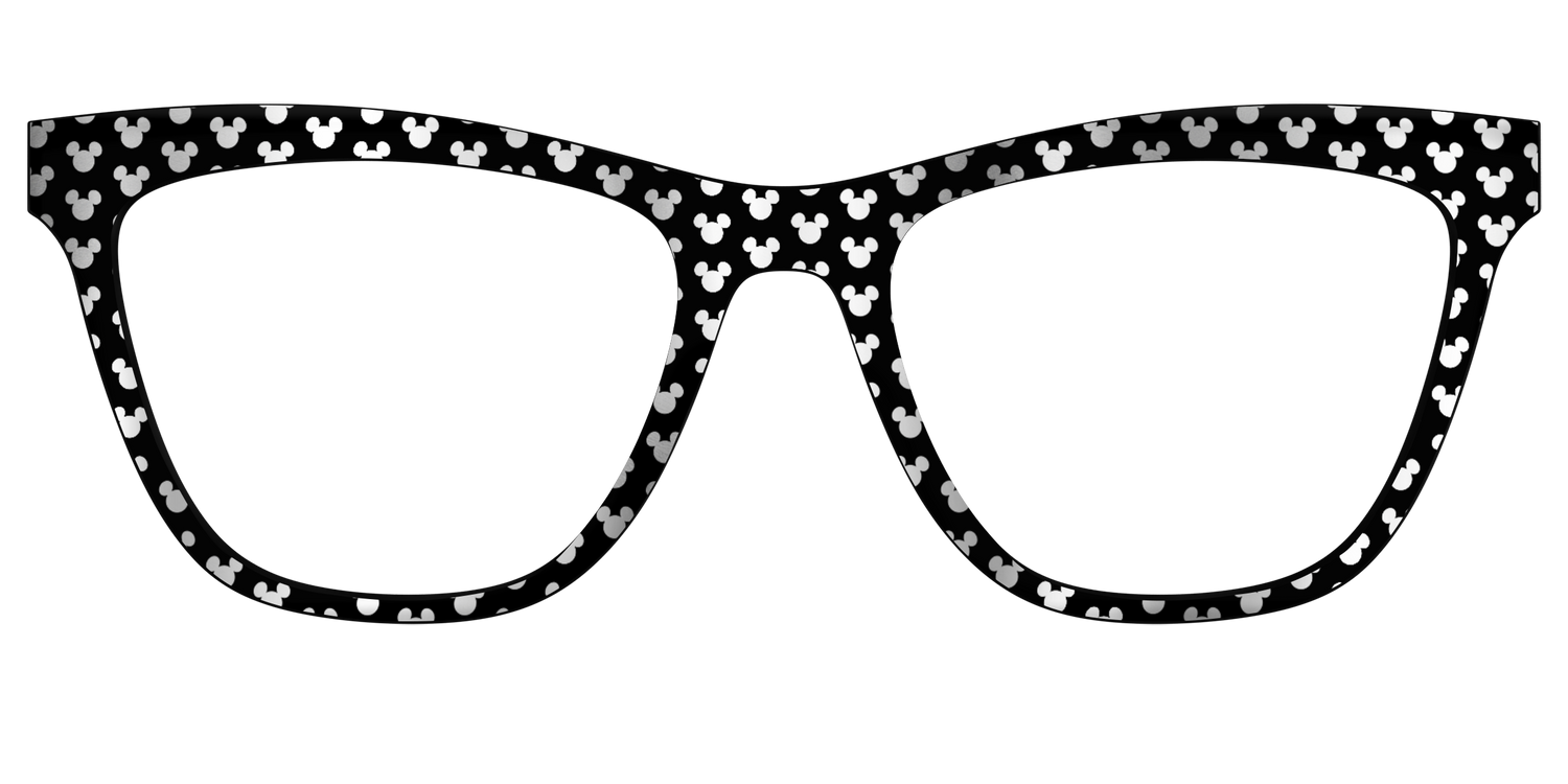The Silver Foil Mickey - Front Top Image - Pair Eyewear