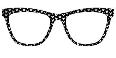 The Silver Foil Mickey - Front Top Thumbnail - Pair Eyewear